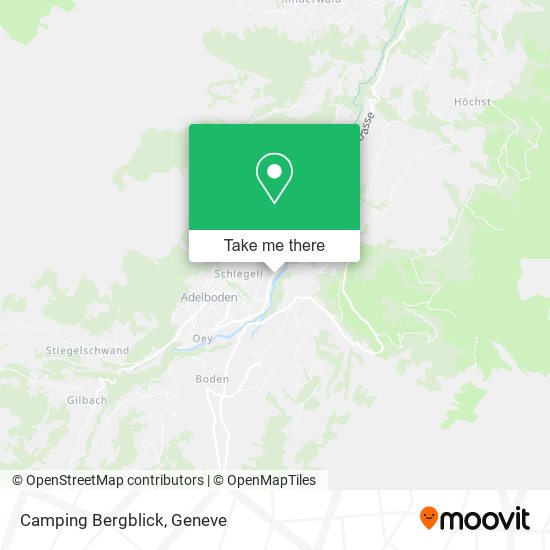 Camping Bergblick map