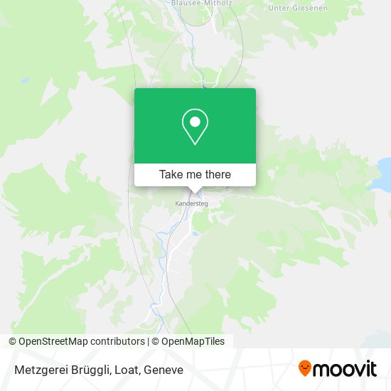 Metzgerei Brüggli, Loat map