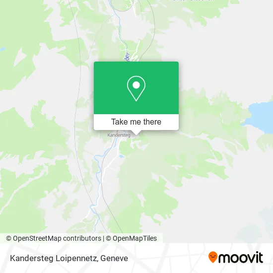 Kandersteg Loipennetz map