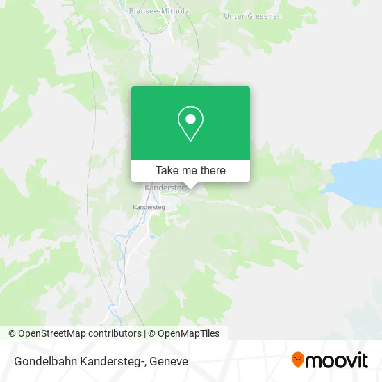 Gondelbahn Kandersteg- map