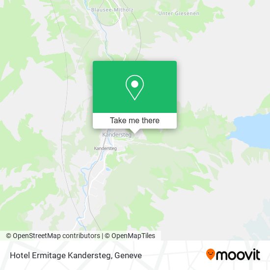 Hotel Ermitage Kandersteg map