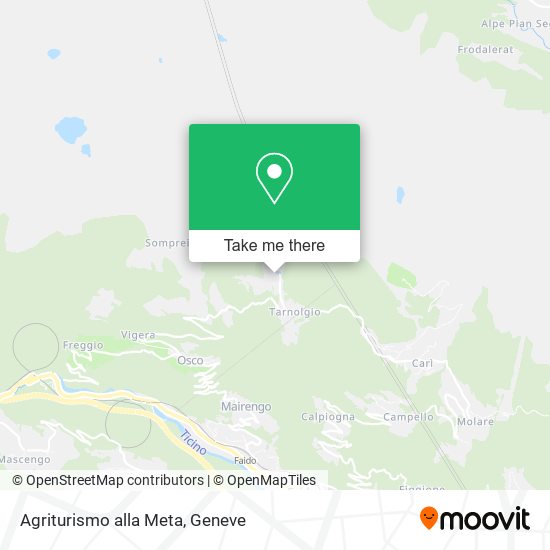 Agriturismo alla Meta map