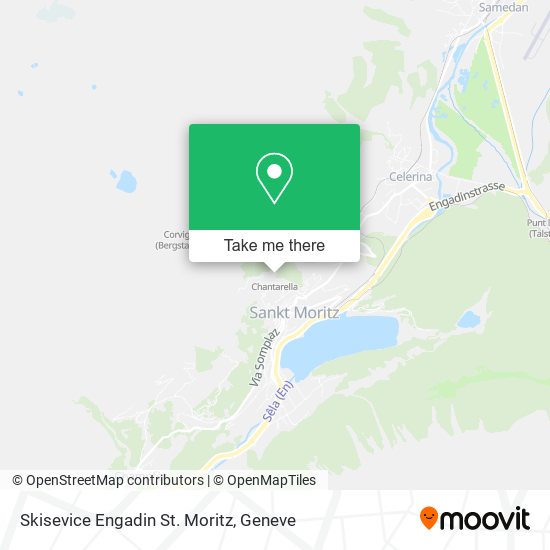 Skisevice Engadin St. Moritz map