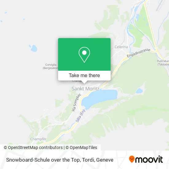 Snowboard-Schule over the Top, Tordi map