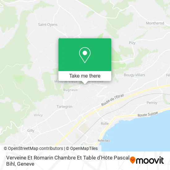 Verveine Et Romarin Chambre Et Table d'Hôte Pascal Bihl map