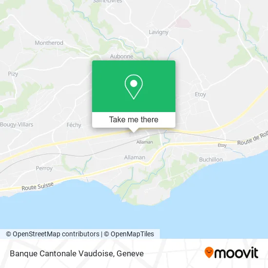 Banque Cantonale Vaudoise map