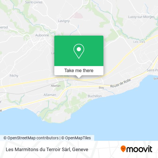 Les Marmitons du Terroir Sàrl map