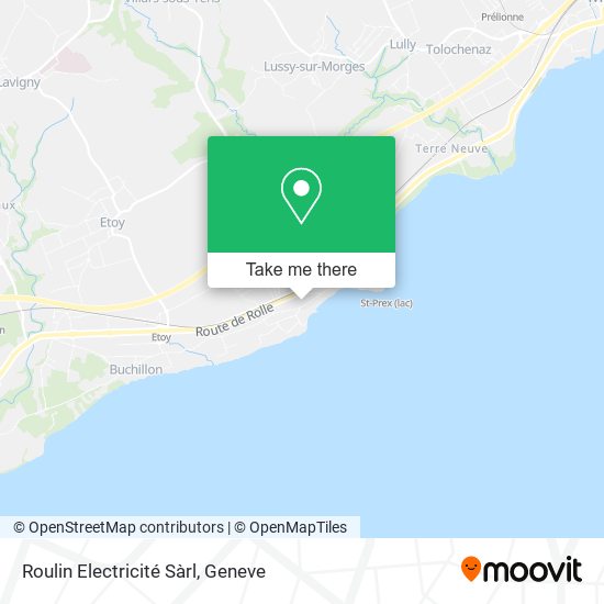 Roulin Electricité Sàrl map