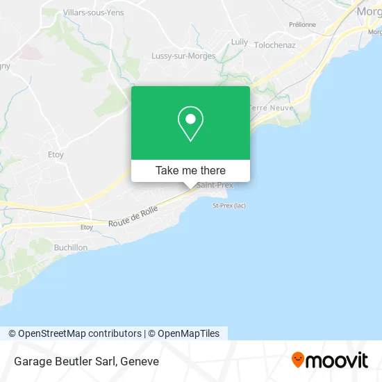 Garage Beutler Sarl map
