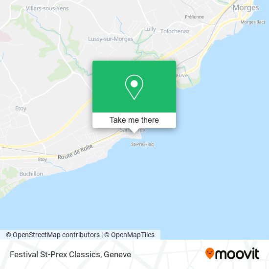 Festival St-Prex Classics map