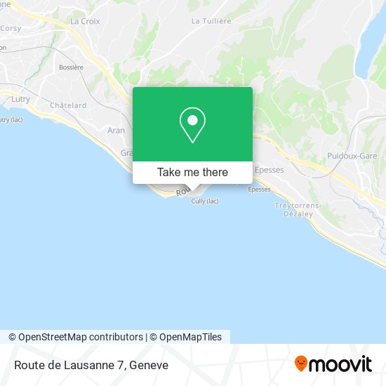 Route de Lausanne 7 map