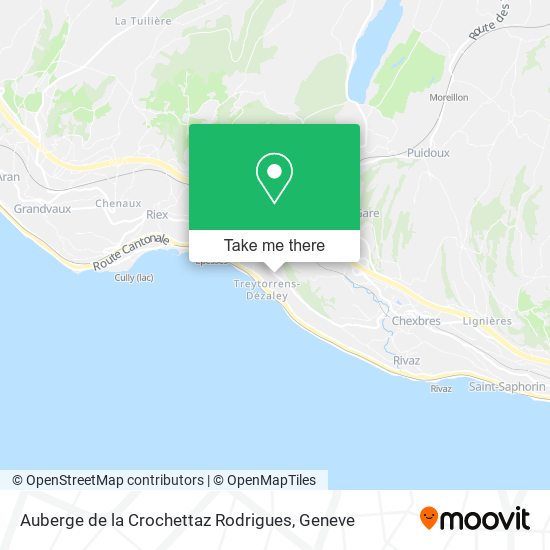 Auberge de la Crochettaz Rodrigues map