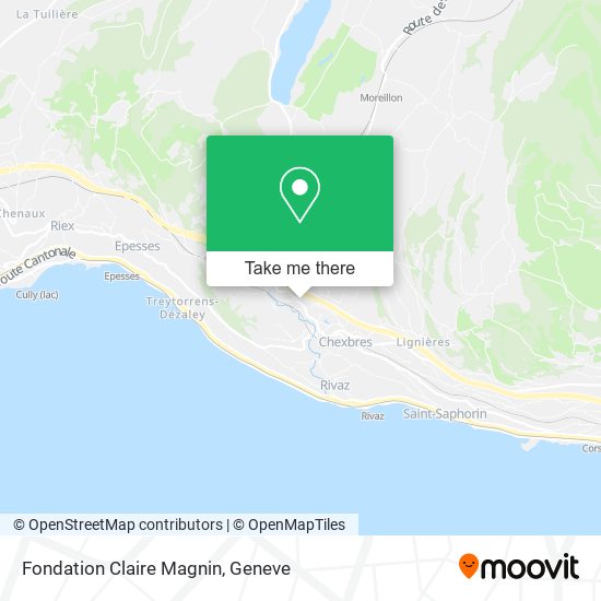 Fondation Claire Magnin map