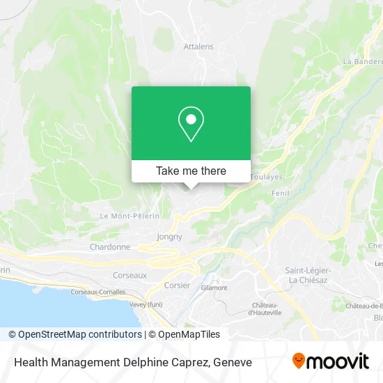 Health Management Delphine Caprez map