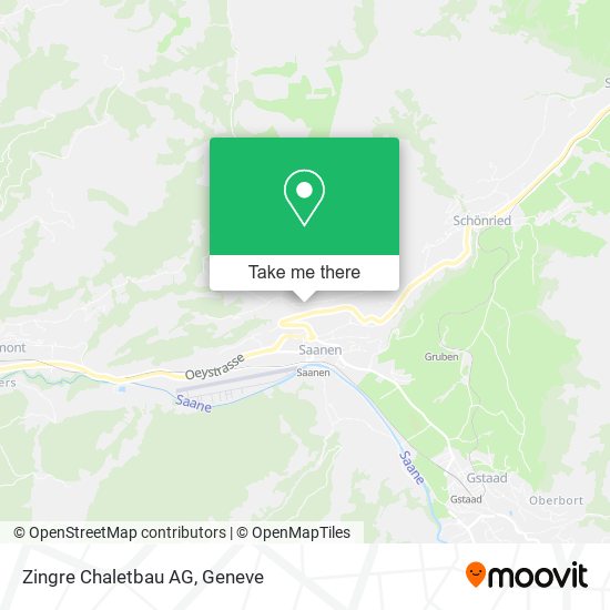 Zingre Chaletbau AG map