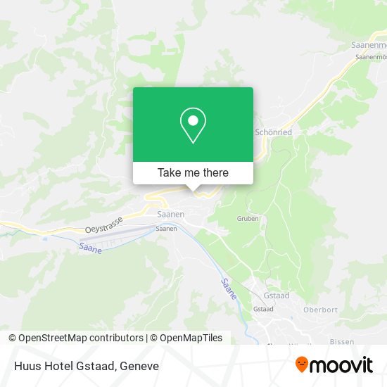 Huus Hotel Gstaad map