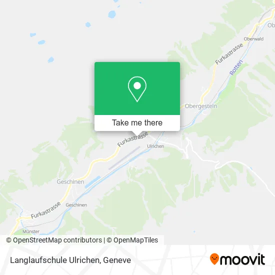 Langlaufschule Ulrichen map