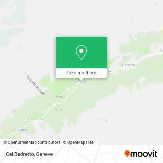 Cel Bedretto map
