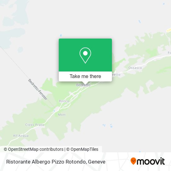 Ristorante Albergo Pizzo Rotondo map