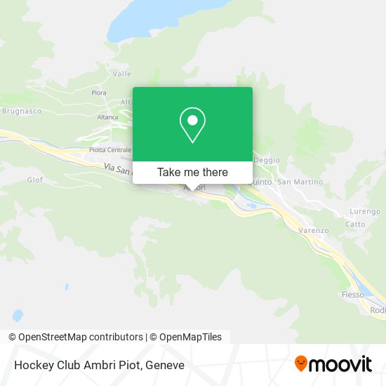 Hockey Club Ambri Piot map