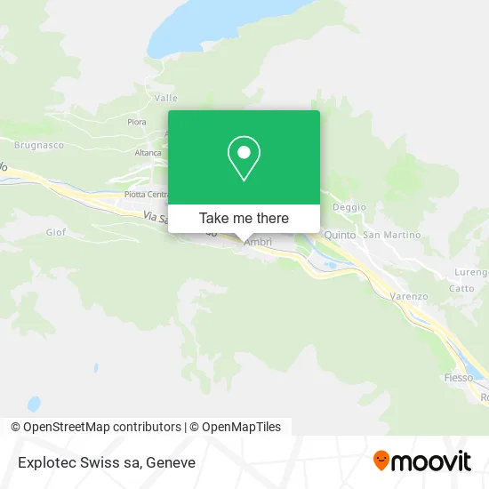 Explotec Swiss sa map