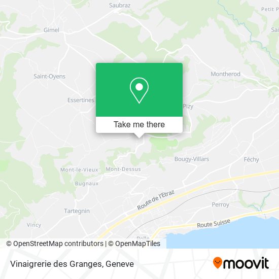 Vinaigrerie des Granges map