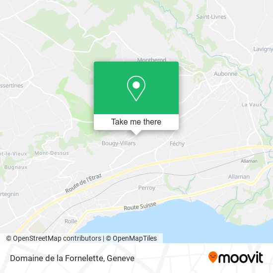 Domaine de la Fornelette map