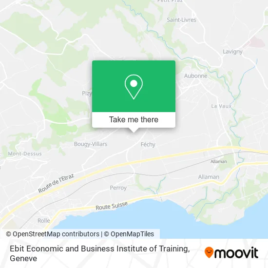 Ebit Economic and Business Institute of Training map
