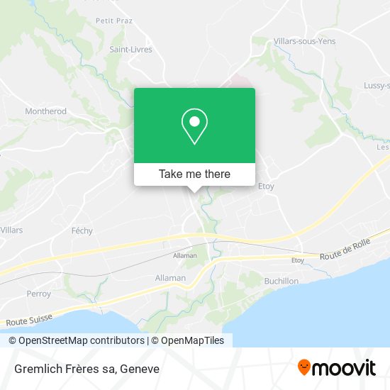 Gremlich Frères sa map