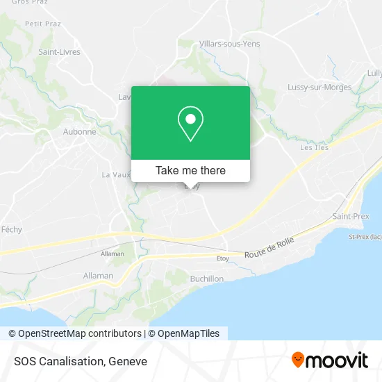 SOS Canalisation map