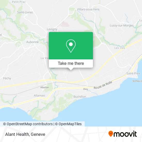 Alant Health map