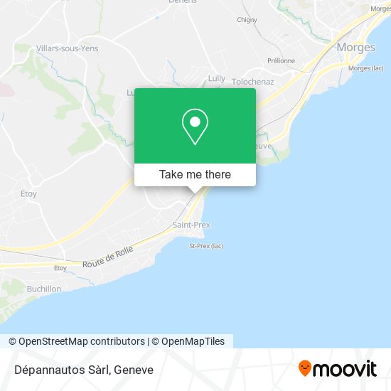 Dépannautos Sàrl map