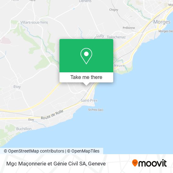 Mgc Maçonnerie et Génie Civil SA map