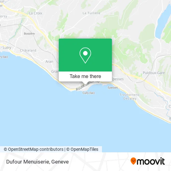 Dufour Menuiserie map