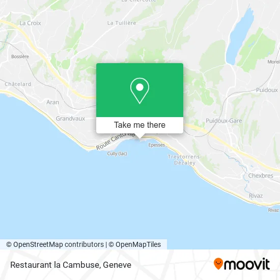 Restaurant la Cambuse map