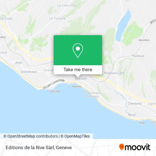 Editions de la Rive Sàrl map