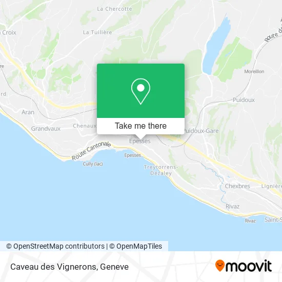 Caveau des Vignerons map