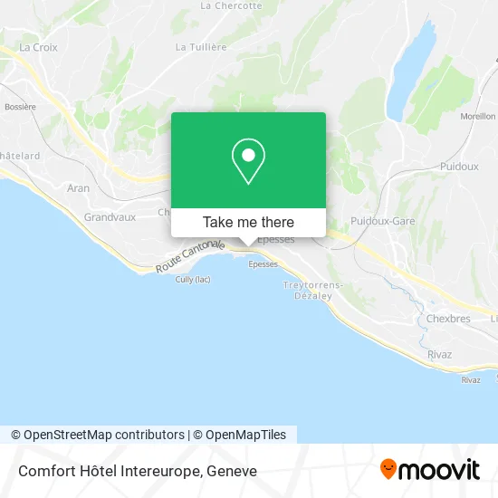 Comfort Hôtel Intereurope map