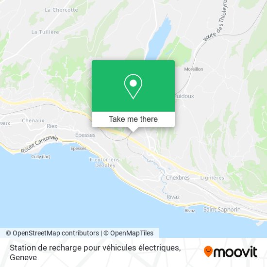 Station de recharge pour véhicules électriques map