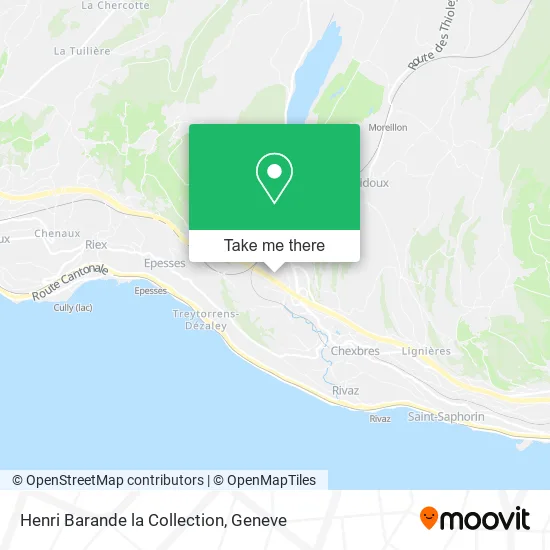 Henri Barande la Collection map