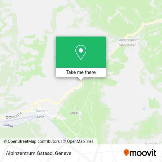 Alpinzentrum Gstaad map