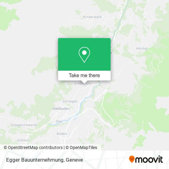 Egger Bauunternehmung map