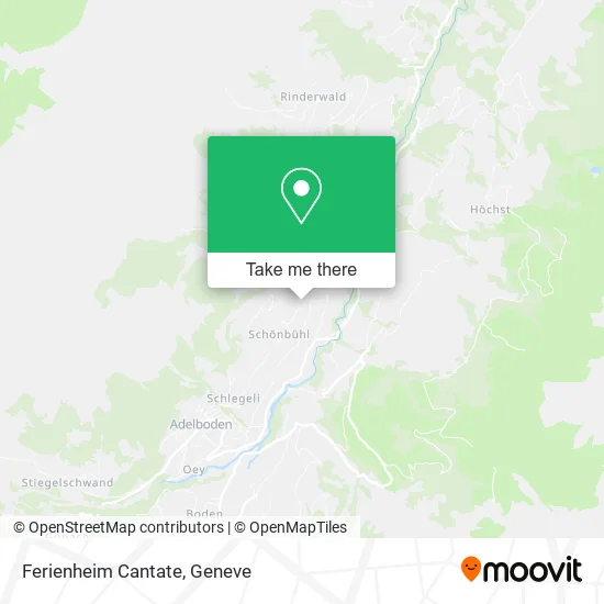 Ferienheim Cantate map