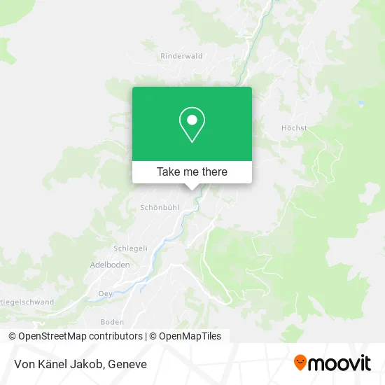 Von Känel Jakob map