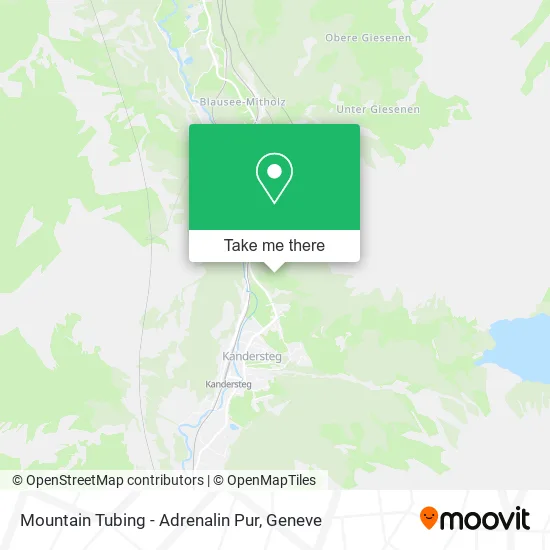 Mountain Tubing - Adrenalin Pur map