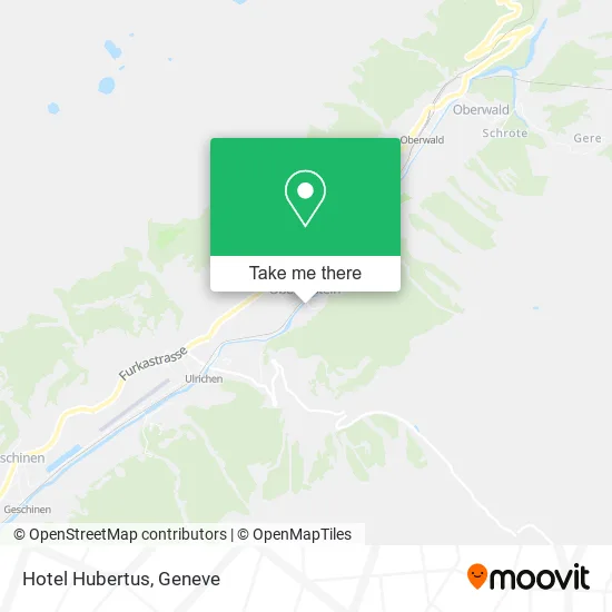 Hotel Hubertus map