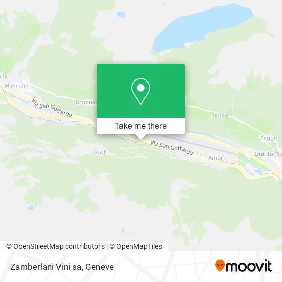 Zamberlani Vini sa map