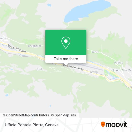 Ufficio Postale Piotta map