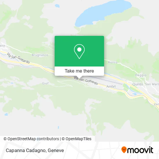 Capanna Cadagno map