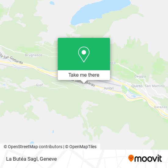La Butéa Sagl map